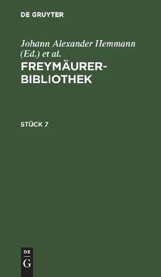 Produktbild von Freymäurer-Bibliothek. Stück 7