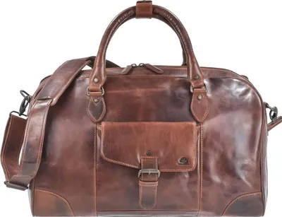 Produktbild von Greenburry Rugged Reisetasche Leder 48x31 cm braun