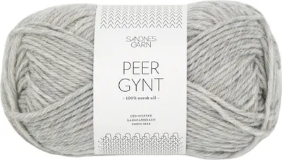 Produktbild von Sandnes Peer Gynt 50g - 100% Schurwolle Hellgrau meliert 1032