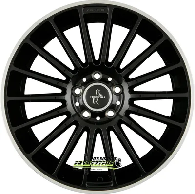 Image de Keskin KT15 Speed black lip polish 8.5x19 ET35 - LK5/120 ML72.6 Jante alu