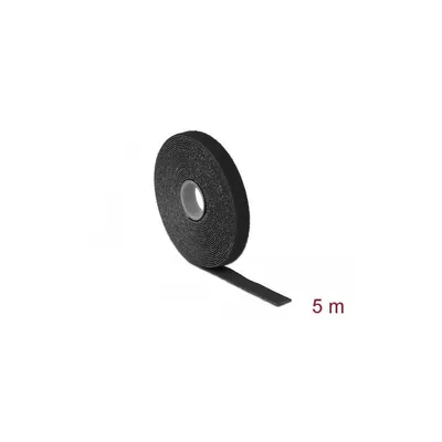 Productafbeelding van Delock - Klittenbandsluiting - 5 meter - Zwart