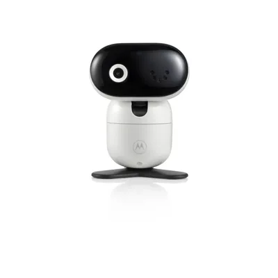 Produktbild von Motorola Nursery PIP1010 CON Baby Monitor-mit Kamera-Schwenken, Neigen, Zoomen und Nachtsicht-Wandhalterung-Motorola Nursery App-Raumtemperatur, Zwei-Wege-Kommunikation und Schlaflieder, Schwarz