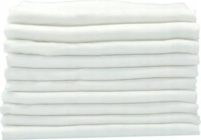 Obrázok produktu pre Biela mušelínová plienka, 70 x 80 cm