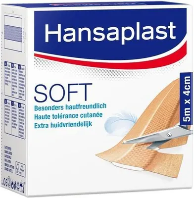 Immagine prodotto di Hansaplast Cerotti morbidi 4 cmx5 m rotolo 1 pz