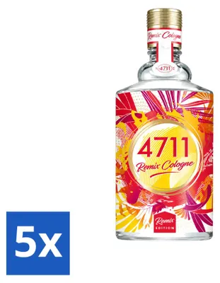 Produktbild von 5 x 4711 Remix Cologne Eau de Cologne Spray - Grapefruit - 100 ml - Vorteilspackung - 5 Stücke