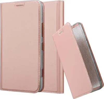 Produktbild von Cadorabo Handyhülle für Nokia Lumia 1320 Schutz Hülle in Rosa Cover Etui Book Case Booklet