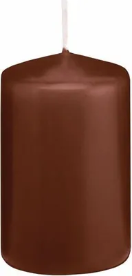Produktbild von Stumpenkerzen Kastanie Braun 200 x Ø 78 mm, 8 Stück
