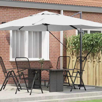 Produktbild von Maison Exclusive - Sonnenschirm 351 x 250 x 260 cm Polyester und Aluminium Sand