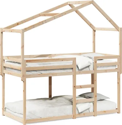 Immagine prodotto di vidaXL Letto a castello senza materasso 90x200 cm in legno di pino massiccio