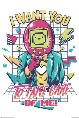 Immagine prodotto di Ilustrata - Samagotchi - Stampa poster - 61x91,5 cm