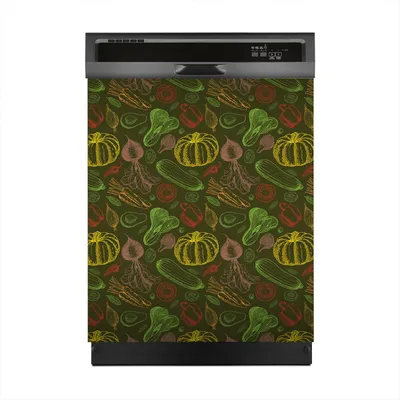 Produktbild von Magnete Dekorative 60x70 cm Küche Magnetmatte Spülmaschine - Gemüse