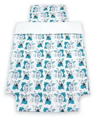 Image de Linge de lit Savana 2 pièces - 80x120 cm - Multicolore | par SEVIRA KIDS