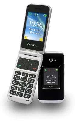 Produktbild von Olympia VITUS 4G, Klapphandy, 7,11 cm (2.8"), Bluetooth, Schwarz