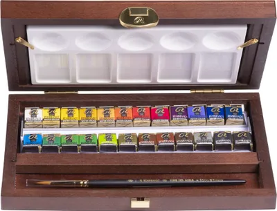 Produktbild von ROYAL TALENS REMBRANDT Aquarellfarben-Set Näpfchen