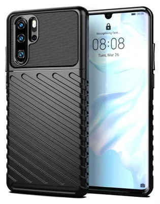 Zdjęcie produktu dla Wytrzymałe etui Thunder dla Xiaomi Redmi 13C 5G - Czarny KP40587
