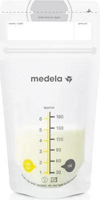 Produktbild von Medela Aufbewahrungsbeutel für Muttermilch 50 weiß (Spanische Version) 500 g (1er Pack)