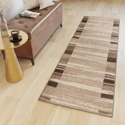 Produktbild von Tapiso Läufer SARI Modern Beige Wohnzimmer 80 x 900