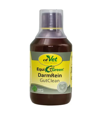 Produktbild von cdVet EquiGreen DarmRein 250 ml | Pferde | Darmflora | Verdauungsstörung
