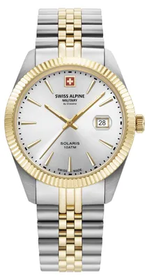 Produktbild von Swiss Alpine Military Herren Uhr Analog Quarz 7016.1242 SAM Edelstahl