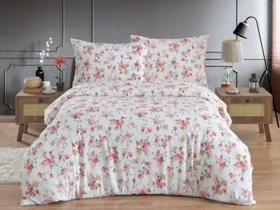 Immagine prodotto di Biancheria da letto estesa crepe 140x220, 70x90cm Rosario rosso