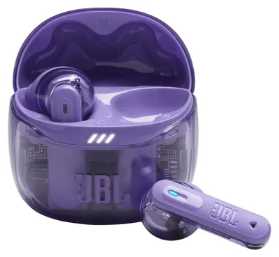 Produktbild von JBL Tune Flex 2 Ghost Edition Kabellose Kopfhörer Lila