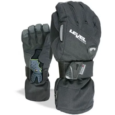 Zdjęcie produktu dla Level Half Pipe Goretex Gloves Black S-M Man Black S-M