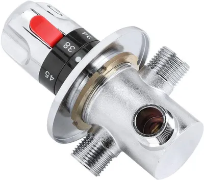 Produktbild von Thermostat-Brausemischer Messing Thermostat-Brausemischer Thermostat-Wannenbrause-Mischer Mischbatterie Warmwasserbereiter Thermostat-Duschventil