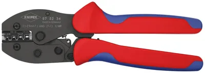 Produktbild von Knipex 97 52 34, Stahl, Blau, Rot, 220 mm, 483 g