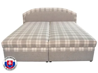 Obrázek produktu pro MOB, Manželská postel 180 cm - Luisa (s pěnovou matrací)