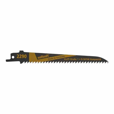 Obrázek produktu pro Wolfcraft 2 x šavlové pilové plátky hloubka řezu 10 – 100 mm 2290000