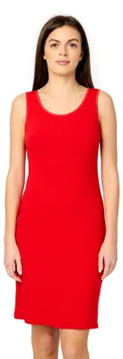 Produktbild von Merry Style Unterkleid Damen Petticoat Knielänge Elastisch Formende aus Viskose MS10-446 (Rot, XXL)