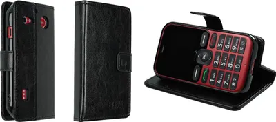 Image de caseroxx Housse de téléphone portable Housse compatible avec Doro Leva L10 / L11 / E10 / X10 Bookstyle-Case Wallet Case