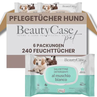 Produktbild von Reinigungstücher für Hunde und Katzen mit weißem Moschus - 240St