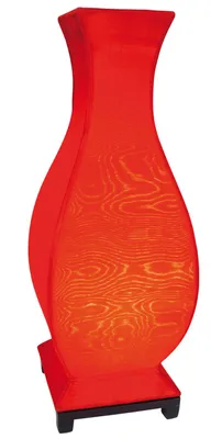 Obrázek produktu pro Näve Leuchten ORANIA stolní lampa s E27 ORANIA stolní lampa s E27 stolní lampy - Dekorativní textilní stolní lampa "ORANIA", stolní lampa z textilního materiálu v červené barvě, výška 50 cm, 18 x 18 cm, patice E27