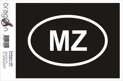 Produktbild von Aufkleber / Autoaufkleber - JDM / Die cut / Auto / OEM - Mosambik MZ - 160x110 mm silber - Heckscheibe / Heckscheibenaufkleber