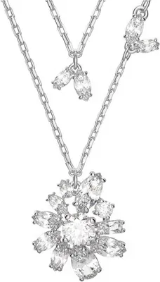 Produktbild von Swarovski Damen Kette Halskette Edelstahl Gema Flower 5648977