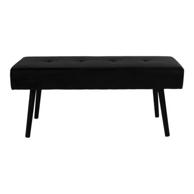 Produktbild von Skube Sitzbank schwarz Velour, schwarze Beine.