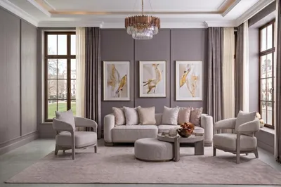 Produktbild von Wohnzimmer Set Sofa Sessel Couchtisch Weiß Modernes Design Elegant