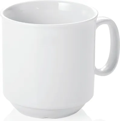 Obrázek produktu pro Hrnek, 300 ml, bílý, porcelán, šálek na kávu