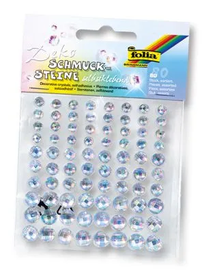 Produktbild von Folia Schmucksteine selbstkl. Farbe: kristallregenbogen 21406196182-crystalrainbow