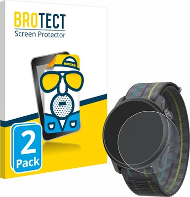 Produktbild von 2x BROTECT Schutzfolie für Coros Pace 3 Displayschutz Displayschutzfolie Folie Matt Entspiegelungsfolie