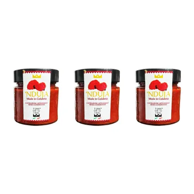 Produktbild von TubeORIGINAL 'Nduja aus Kalabrien – streichfähige Salami aus Spilinga mit 30 % Chili – 3er-Pack (3 × 190 g)