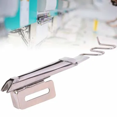 Produktbild von Schrägbinder rechtwinklig, 12mm Einlass aus Metall, für Einnadel Hochkopfmaschine und Synchronmaschine, Zubehör für Industrienähmaschinen