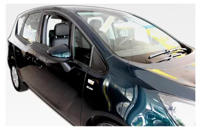 Produktbild von Windabweiser für Meriva B 2010-2017, Heko Regenabweiser, getönt, 2-teilig, vorne, aerodynamisch