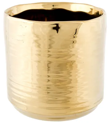 Produktbild von Blumentopf Cerchio - gold - Keramik - 13 cm