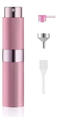 Immagine prodotto di Flacone spray ricaricabile, rosa, da 8 ml, ideale per il viaggio