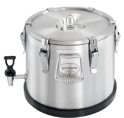 Produktbild von Thermobehälter Aus Rostfreiem Edelstahl, 20 Liter, Mit Ablasshahn