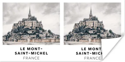 Produktbild von MuchoWow® Poster Frankreich - Architektur - Kirche 40x20 cm - Poster für die Wand - Poster Schlafzimmer