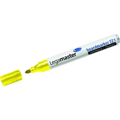 Produktbild von Legamaster TZ1 Boardmarker gelb, 10 Stück(e), Gelb, Weiß, 1,5 mm, 3 mm, 13,8 mm