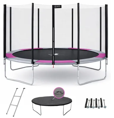 Produktbild von KANGUI - Trampolin Ø 360cm mit Leiter, Abdeckung und Verankerungsset - RALLI 360